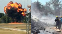 Small plane crash forces closure of London Southend Airport